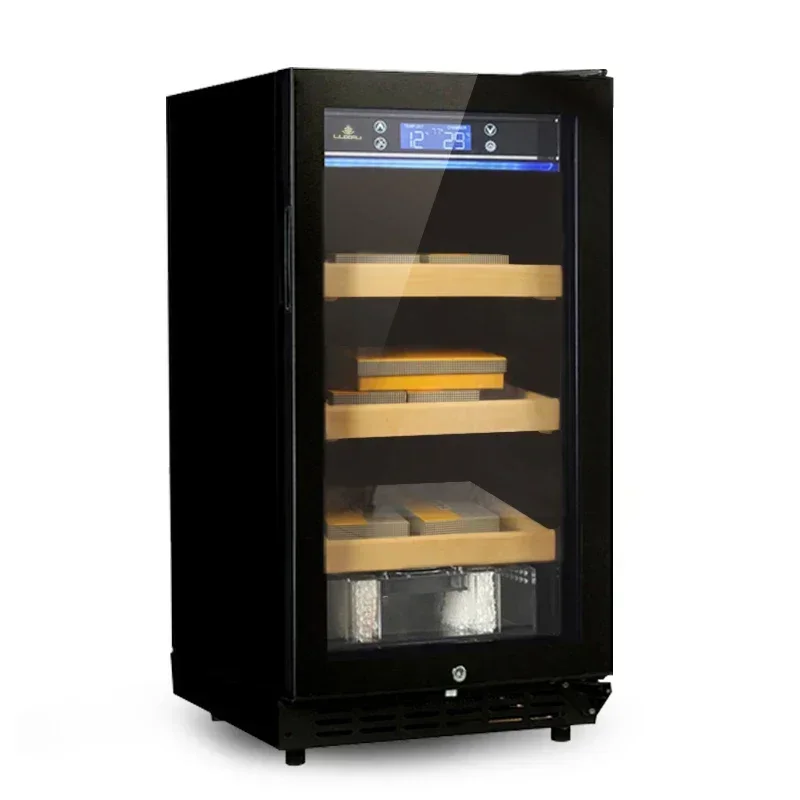 New Household Cigar Cabinet Constant Temperature And Humidity Cigar Cabinet Three-layer Case Wine