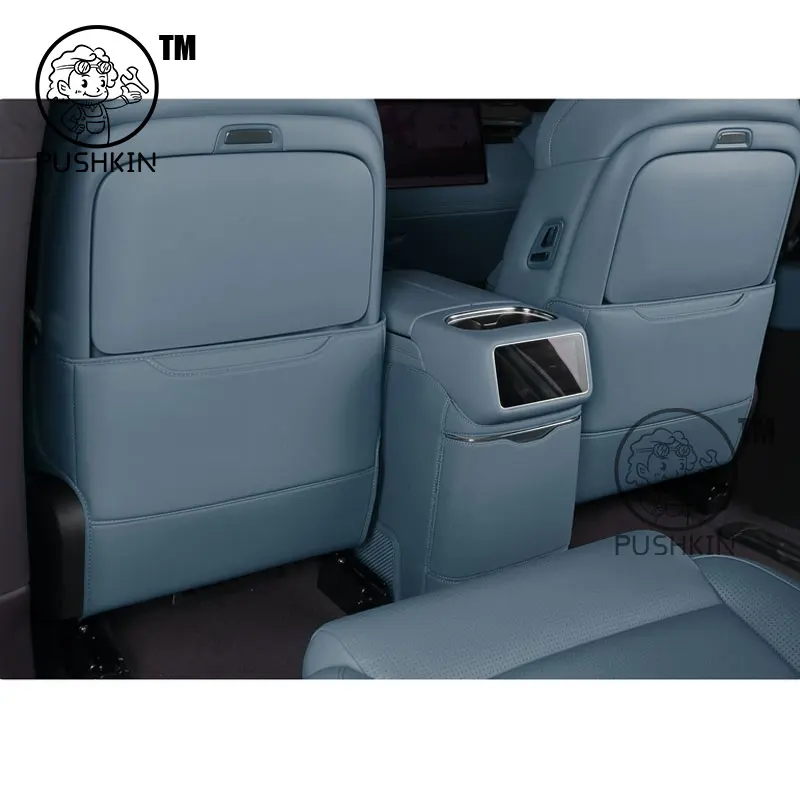 린크앤코 900 2025 2026 차량 뒷좌석 발차기 방지 커버, 시트 백 킥 프로텍터, 방오 가죽 인테리어 액세서리