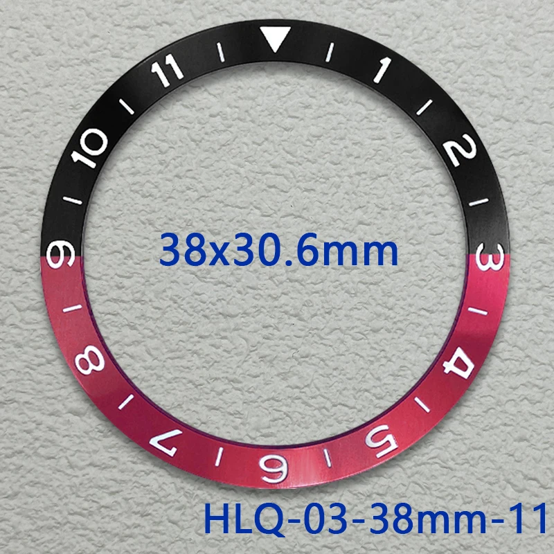 High-Quality Alloy Watch Bezel Insert 38mm x 30.6mm