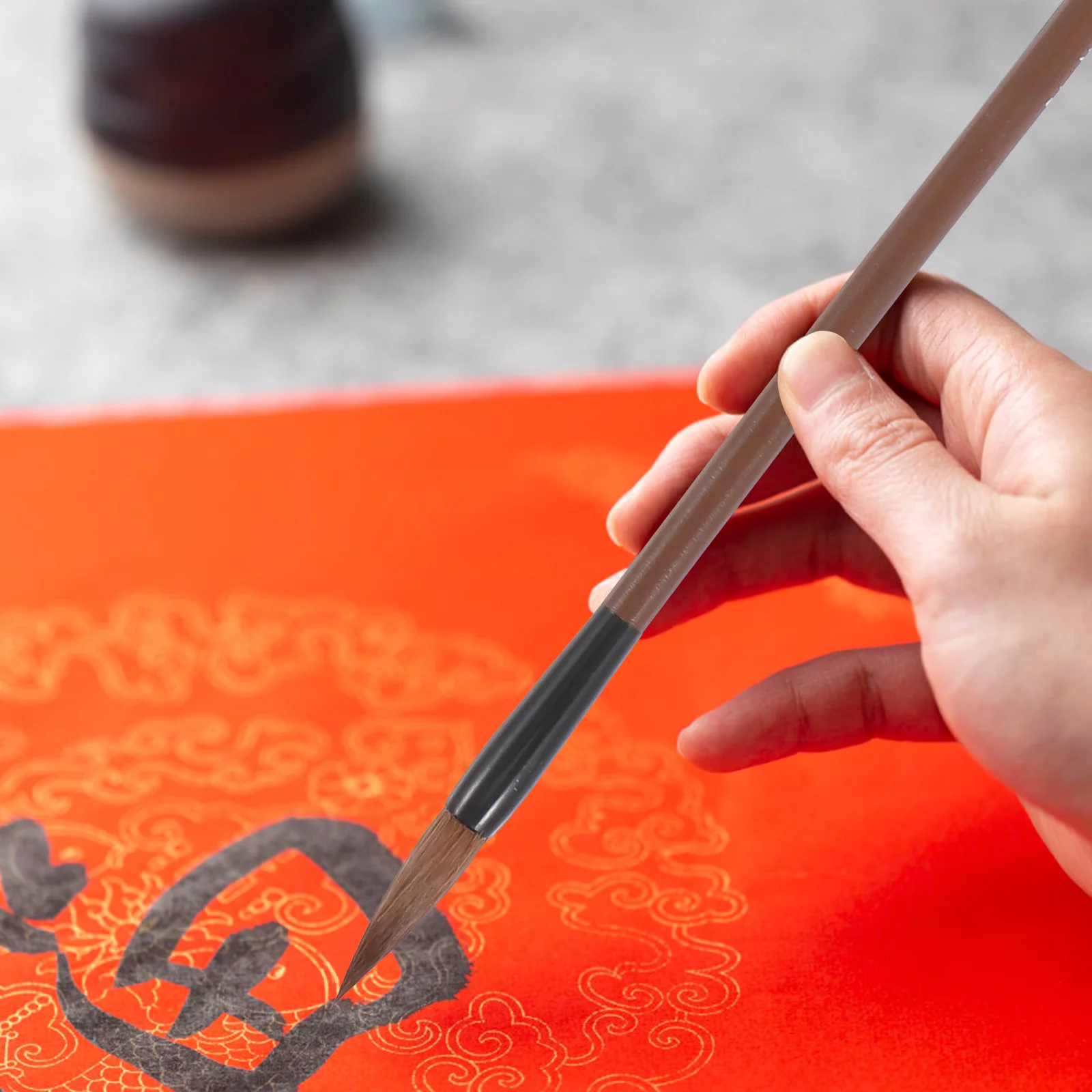 

Chinese Writing Brush Calligraphy Learning Supplies Traditional Sumi Brushes Ink Painting Brush Chinese Weasel Hair Brushes