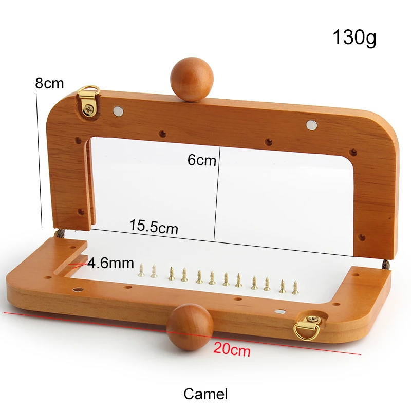 Wooden Frame Lock Handle for Hand Bags 2