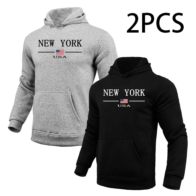 Autumn Winter Hoodie Male Long Sleeve Pullover