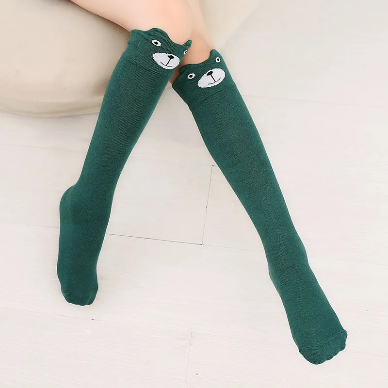 Lytwtw's Baby Girl Spring Autumn Cat Animals Ear Children Kids Knee High Stocking Tights Clothes Toddlers Ballet