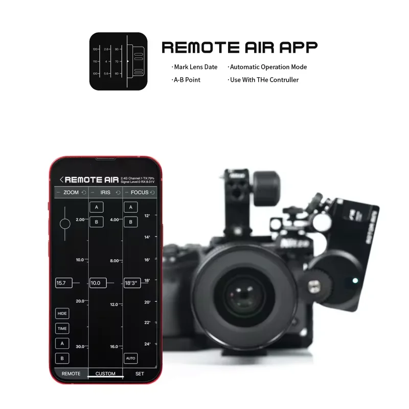Pdmovie live air 3ワイヤレスレンズ制御システム、フォローフォーカス 