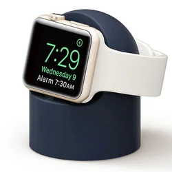 Universal Silicone Charging Dock Station and Cable Organizer (4 midnight blue)