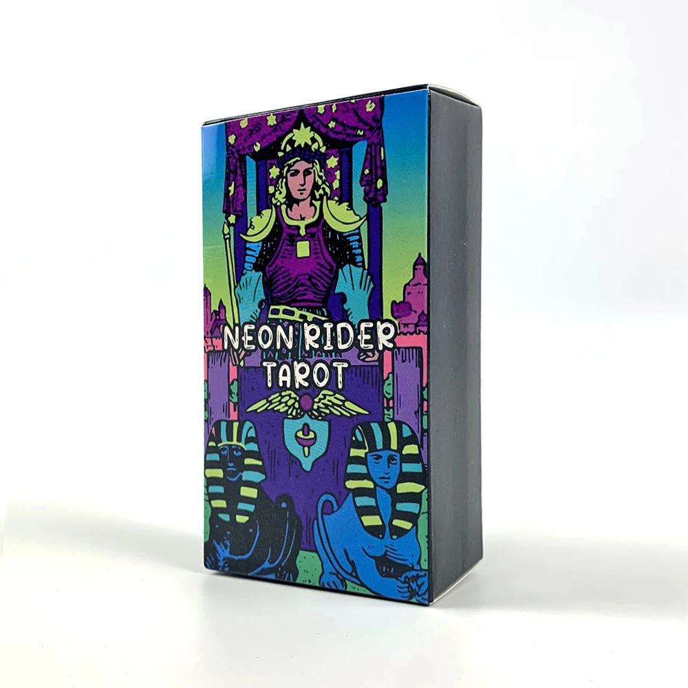 NeonRiderTarotCards78PCSOriginalTarotDeckEnglishProphecyDivinationTarotCardPartyBoardGame-AliExpress18