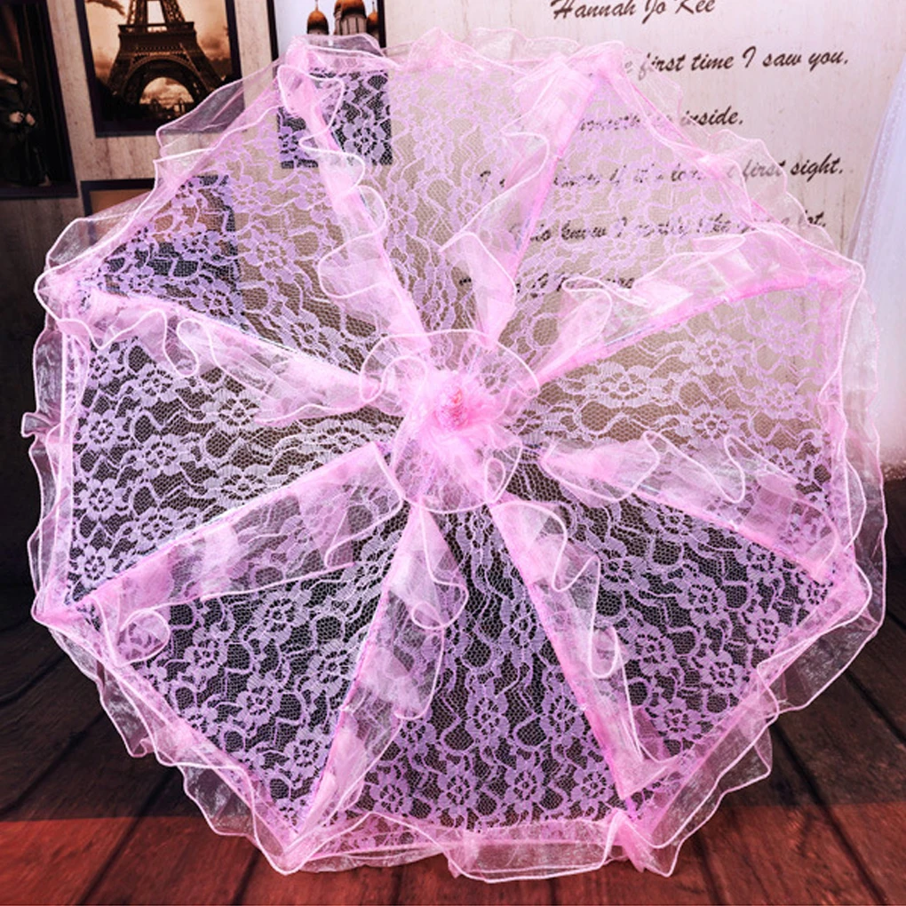 Bridal Lace Parasol Set Lace Umbrella Wedding Umbrella Vintage Bridal Decoration