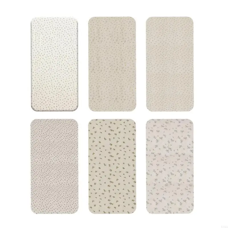 K1MA Infant Cotton Bed Linen Baby Crib Sheet Baby Cotton Swaddles Sheet Easy Cares & Long Service Baby Bed Shhet for Boy Girls