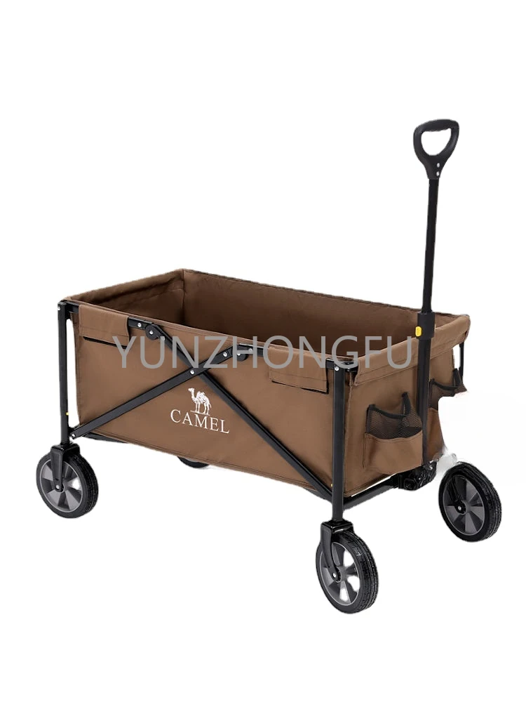 

Outdoor Folding Pull Express Camping Children Infusion Trolley Trailer Picnic Camp Car Stall