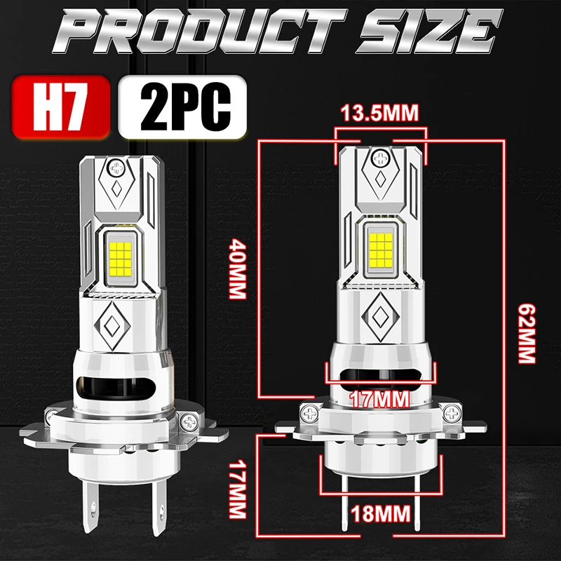 H7 LED Headlight Bulbs CANBUS Lamps 9084 CSP Chip 1:1 Mini Led Light Plug&Play Wireless Car with Fan 12V 1500W 200000LM led car lights,led lights,led bulbs,led headlights,led car headlights,car headlamps