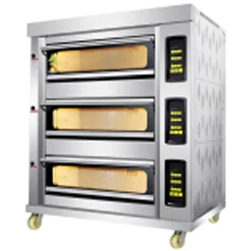 Built-in Commercial Kitchen Gas Oven Bakery Machine Equipment Baking Oven Bread Cake Deck For Sale