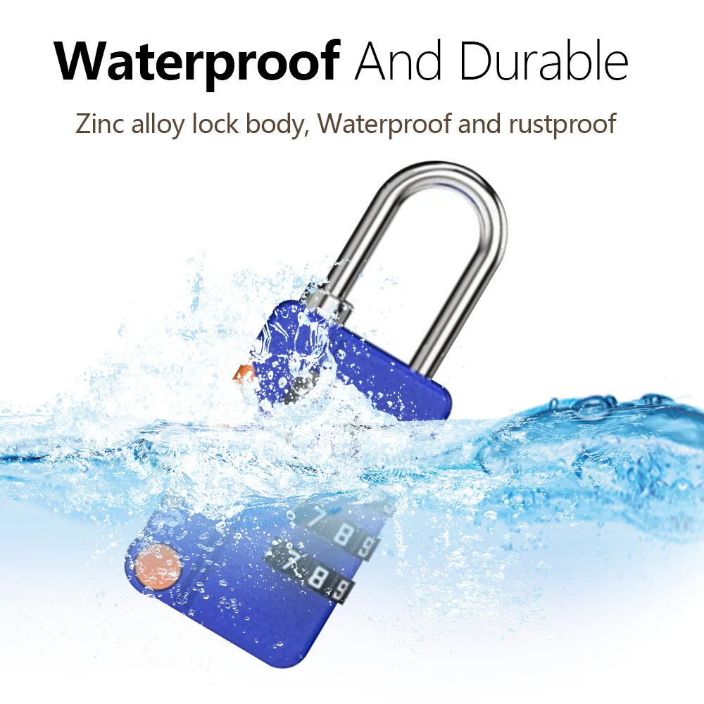 4-cyfrowa kłódka szyfrowa do bagażu podróżnego do zamka CASE Bezkluczykowa kłódka do plecaka