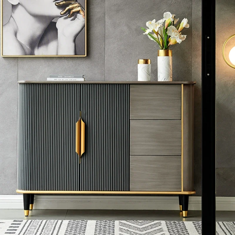 

Household Entrance Chest of Drawers Shoe Simple Living Room Multi-Functional Curio Storage Dining Side