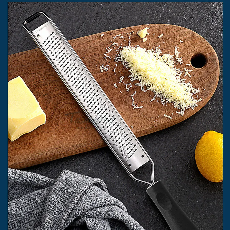 Cheese Zester Grater Handheld with Handle-Lemon Citrus Zester Tool for  Kitchen