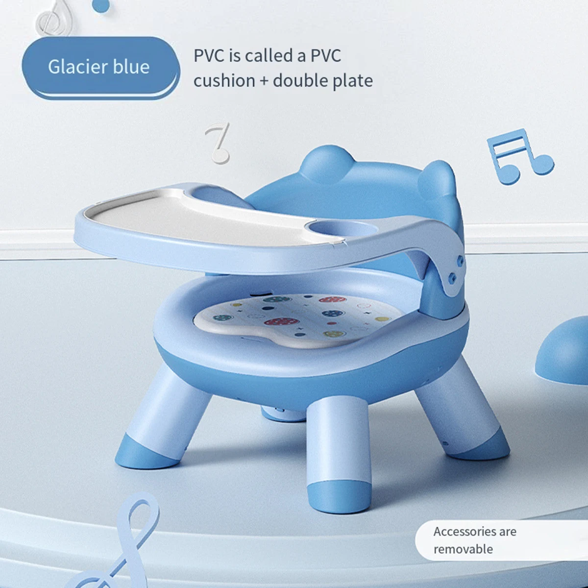 Baby Dining Chair Call Chair Back Learn to Sit Small Stool Low Detachable Table Seat children baby eating chair