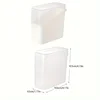 1pc/2pcs cheese slice storage box, butter storage refrigerator fresh-keeping box, coffee and tea bag desktop organizer box 6