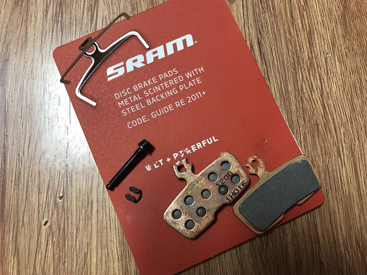 2個セット　SRAM ディスクブレーキパッド CODE DB8 G2 RE SRAM】Disc Brake Pads [ディスクブレーキパッド] CODE(2011