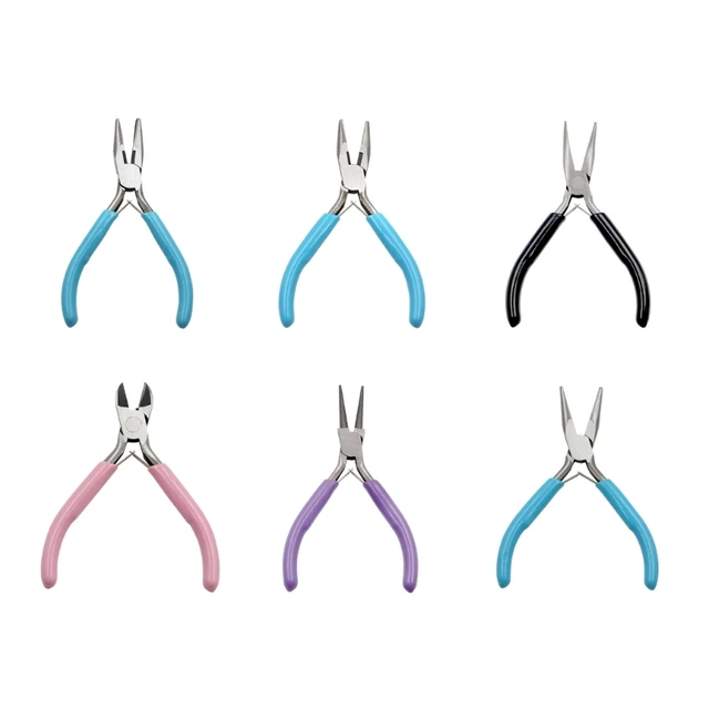 Jewelry Pliers high-carbon steel Round Nose Pliers Wire Cutter End Nipper  Plier Side Cutting Flat Nose Plier Tools Set - AliExpress