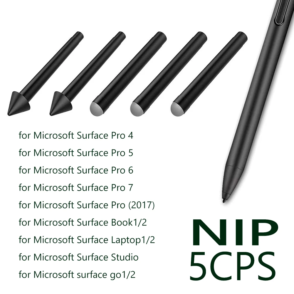 Microsoft Surface Pro 7/6/5/4/Book/Studio/Go ü    5pcs ŸϷ   HB HB HB 2H 2H ü ŰƮ