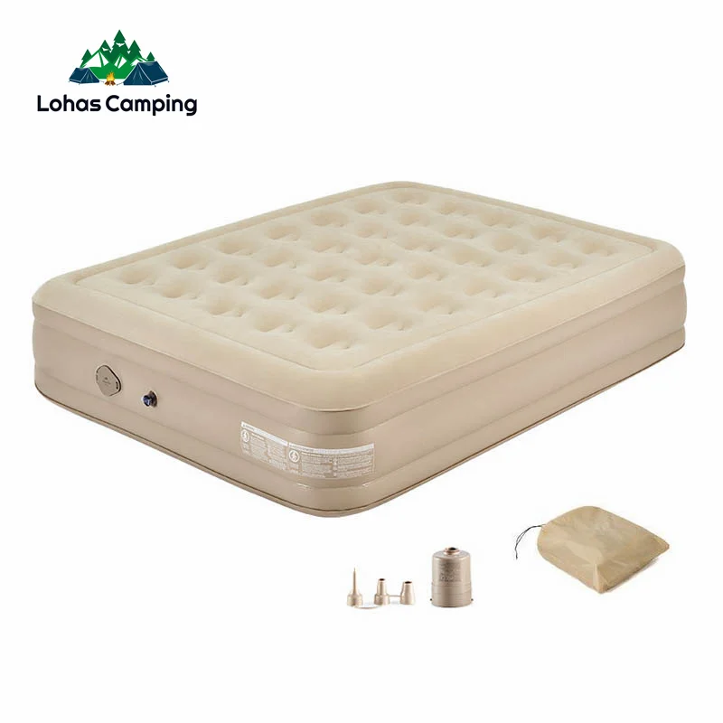 LohascampingInflatableAirBedOutdoorCampingTentMattressHeightenDoubleAirCushionLazy