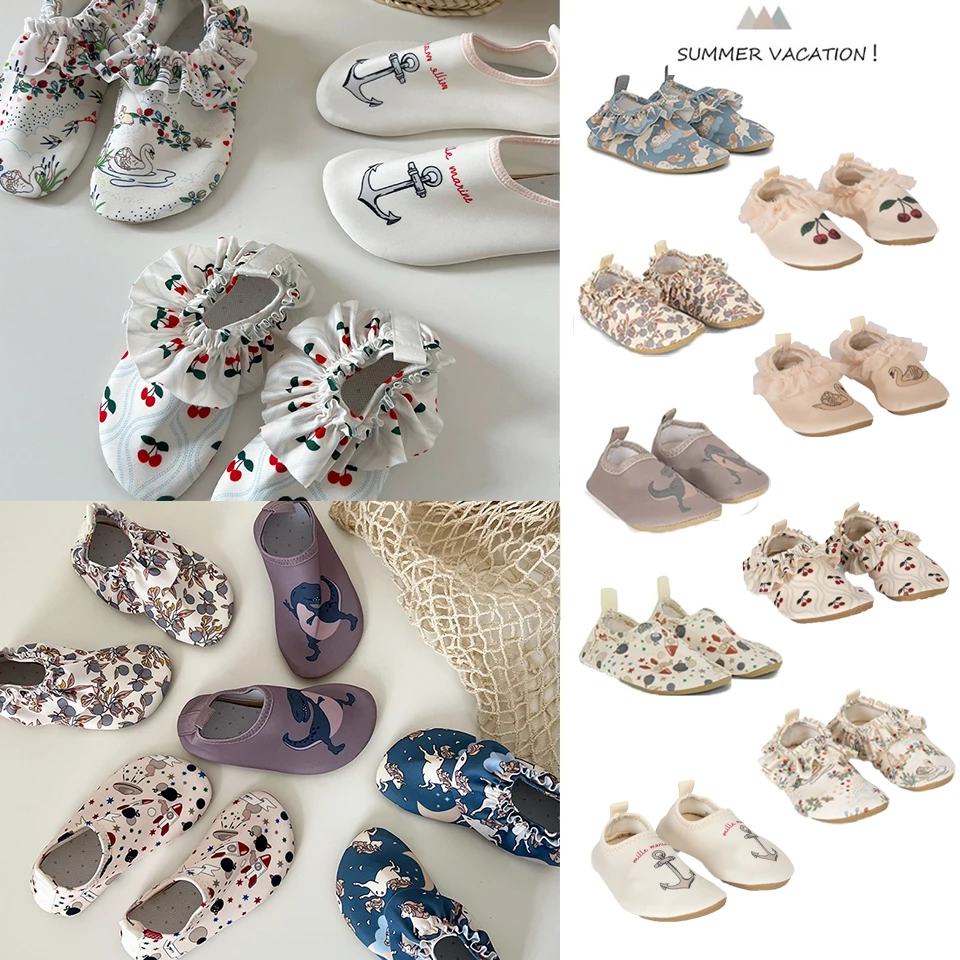 Water Sports Shoes Sneakers Shoes Baby Shoes Baby Boy Girl Beach Shoes KS Children Print Water Sports Sneakers Swimming Aqua Barefoot Shoes Kids Indoor Outdoor Slippers