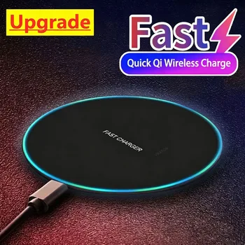 Caricatore Wireless per iPhone 17 16 15 14 Pro Max, Base di Ricarica Rapida a Induzione per Samsung S23 S22 Xiaomi Huawei