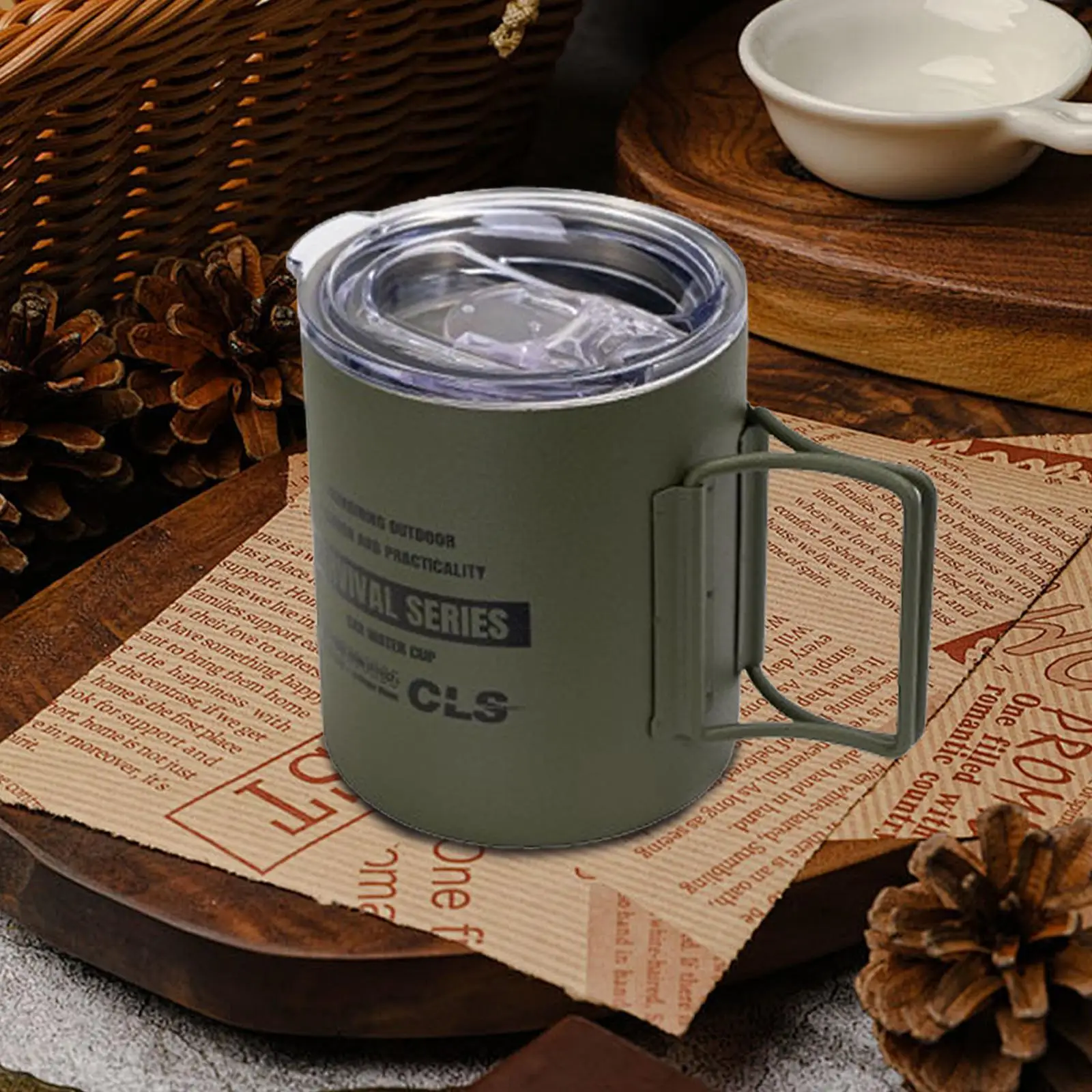 Camping Mug Insulated 304 Stainless Steel Drinkware Rustproof Camping Cup Metal Camping Mug Insulated 304 Stainless Steel Drinkware Rustproof Camping Cup Metal