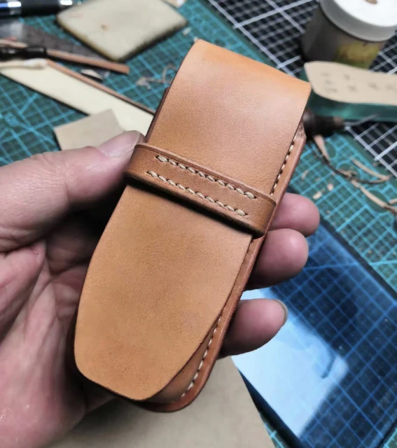 Hand Made Leather Pouch Case Leather Protective Sheath For