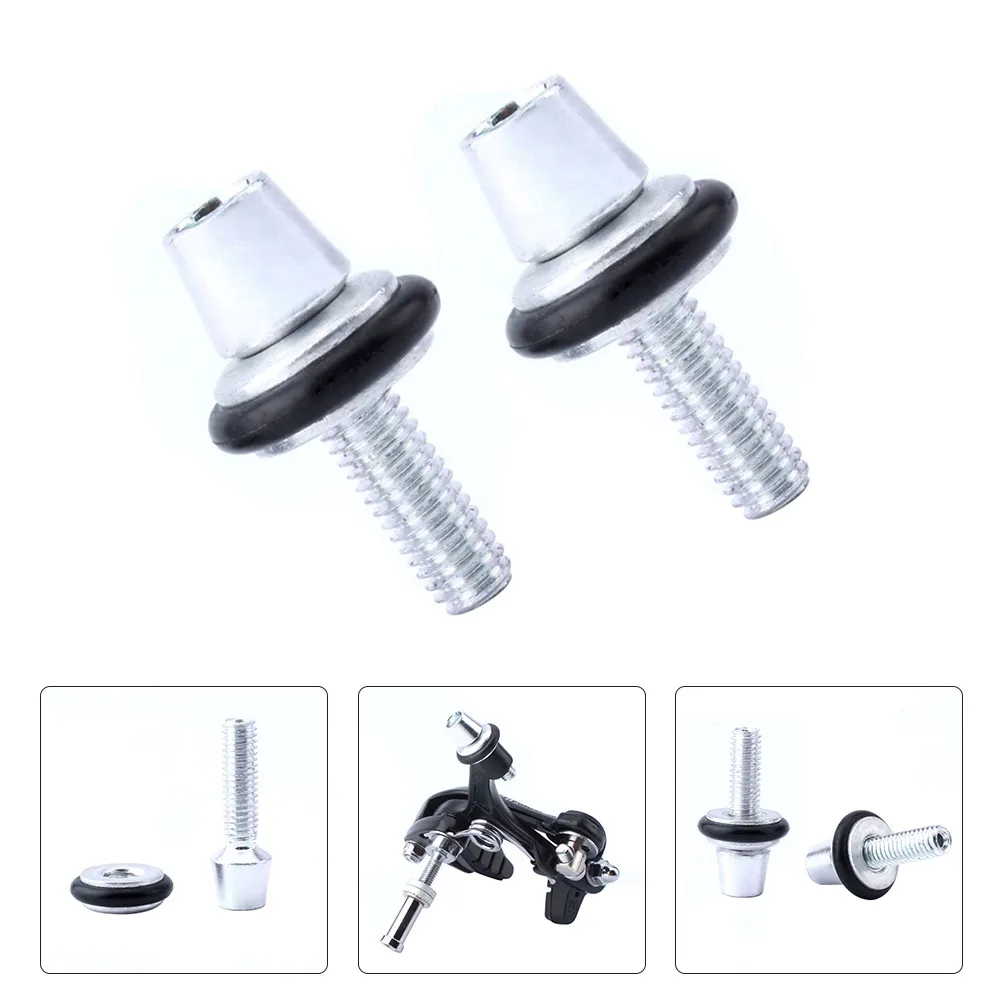 2pcs Bike Bicycle C/v Brake Caliper Cable Bolts Adjusters M6 For