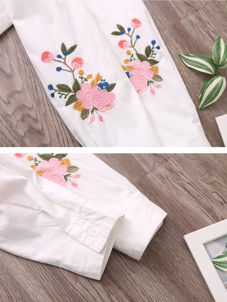 BBFブルー&ホワイトブラック花柄ツートンカラードット手作りネック  