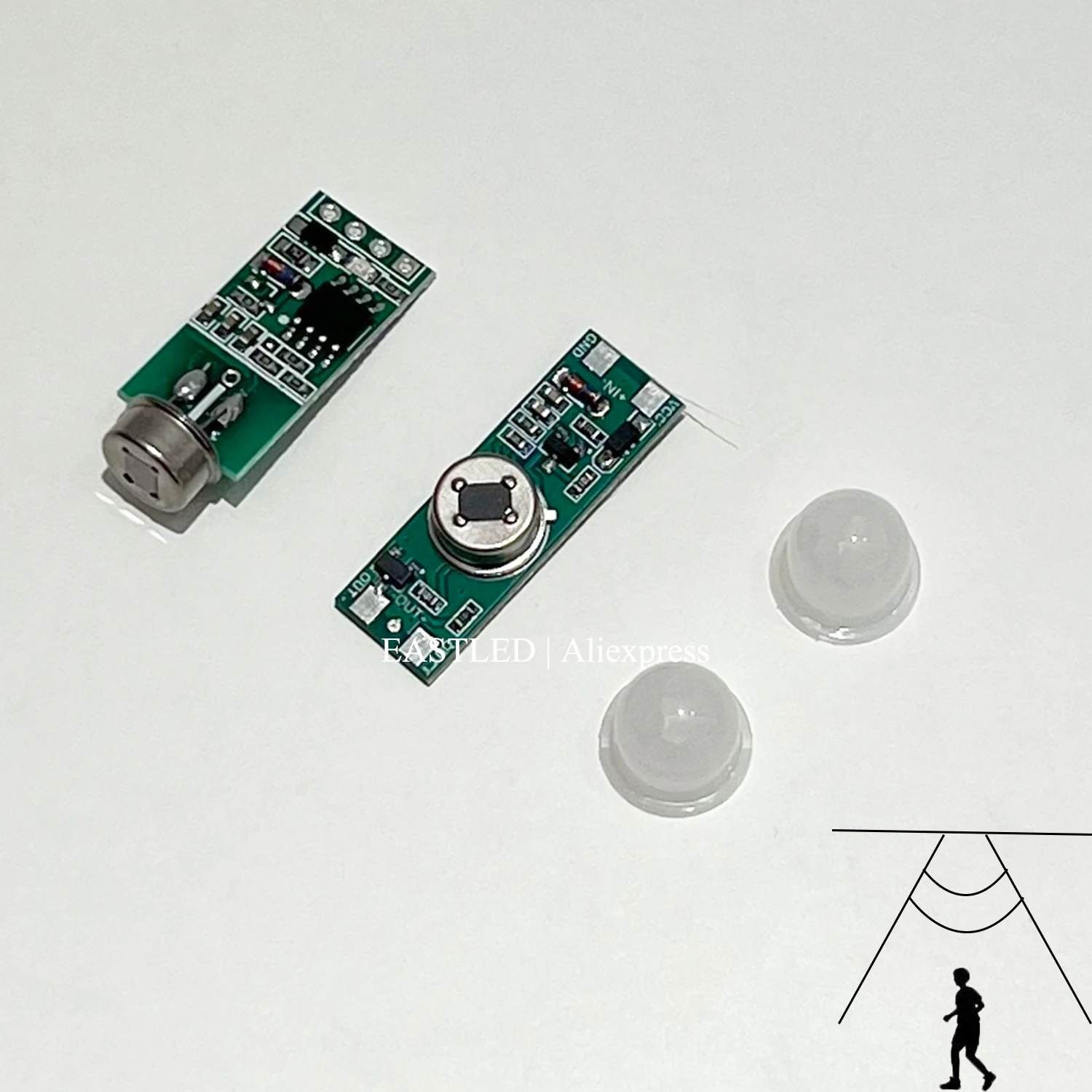 

100pcs/lot PIR Motion Sensor Switch Module DC 5V 12V 24V Human Body Movement Detector IR Infrared Induction Auto On Off Switch