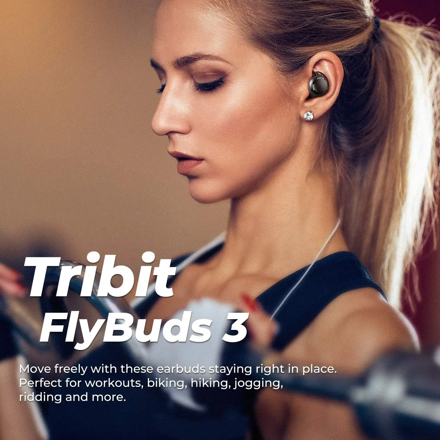 Tribit FlyBuds 3 Waterproof Wireless Earphones with Touch Control and Extended Playtime