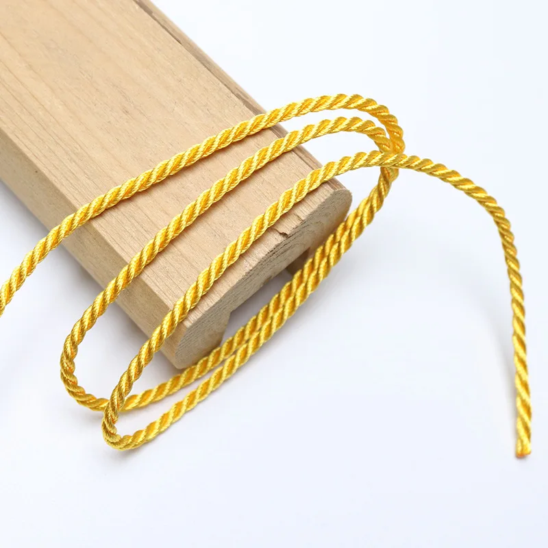 5meters 3mm Color Three-strand Polypropylene Rope Home Decoration Accessories for Bracelet