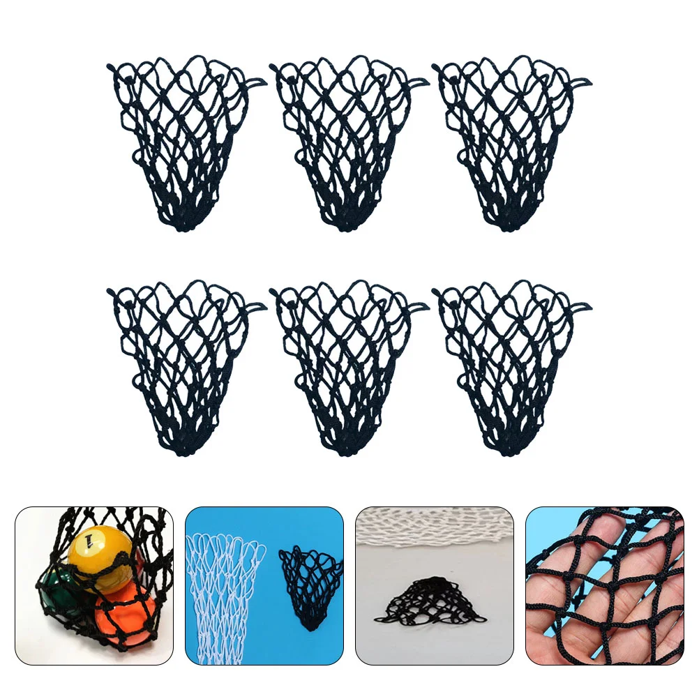 12 Pcs Pool Table Pocket Replacement Billiard Net Bag Cotton Storage Holder Snooker Balls Accessories Entertainment