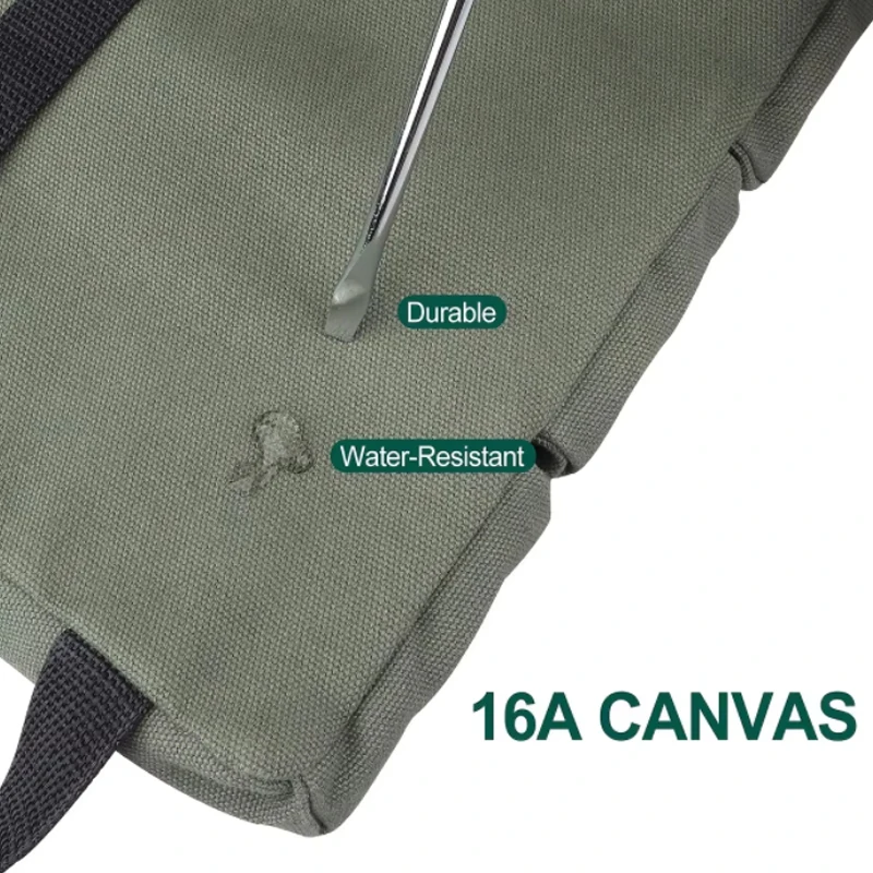 Tool Bag Multi-Purpose Roll Up Wrench Roll Canvas Tool Organizer Bucket Car First Aid Kit Wrap Roll Storage Case