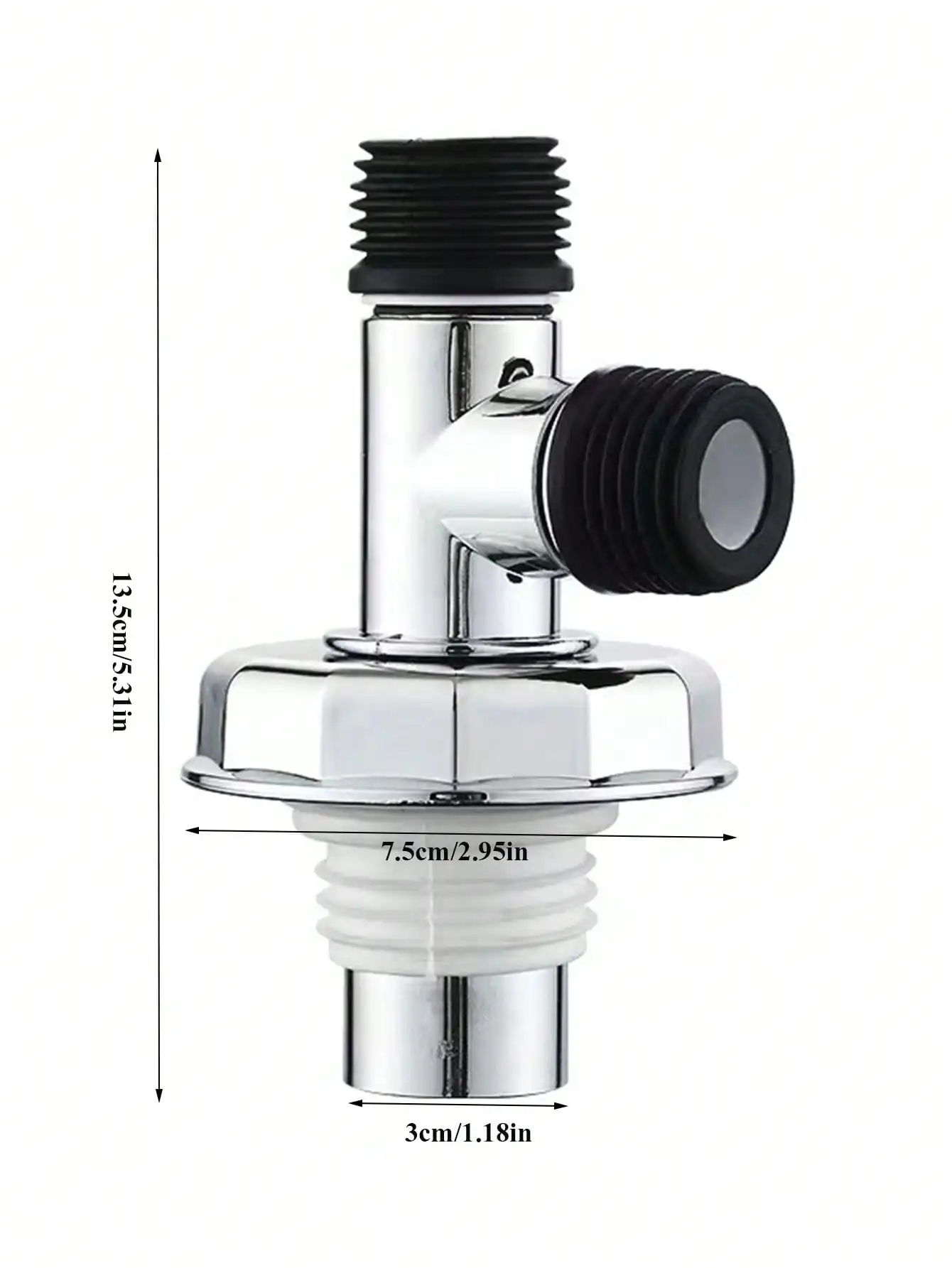 Washing machine floor drain three-way joint drainage pipe anti overflow water pipe universal anti odor cover floor drain joint floor drain filter drainage pipe set