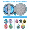 Virtual Electronic Digital Pets Travel Bag with Carabiner Hand Strap EVA Electronic Pet Machine Carrying Case for Tamagotchi Pix 1