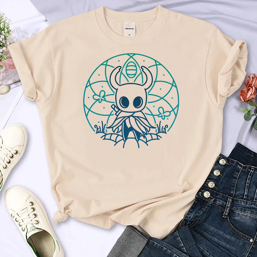 Hollow Knight T-Shirt Donna Designer Summer T Shirt Donna Streetwear 2000S Abbigliamento Anime