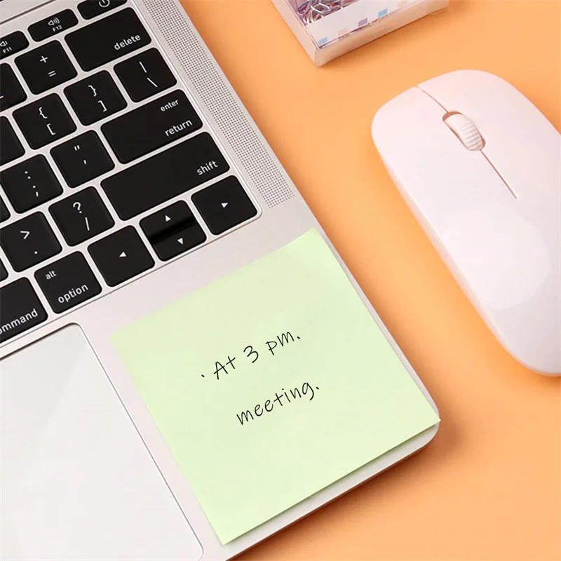Soft Colors Sticky Note Pads, 3×3'' Self-stick Memo Pads, Super Adhesive Sticky Notes, Perfect for Office, Home, School, Meeting 5