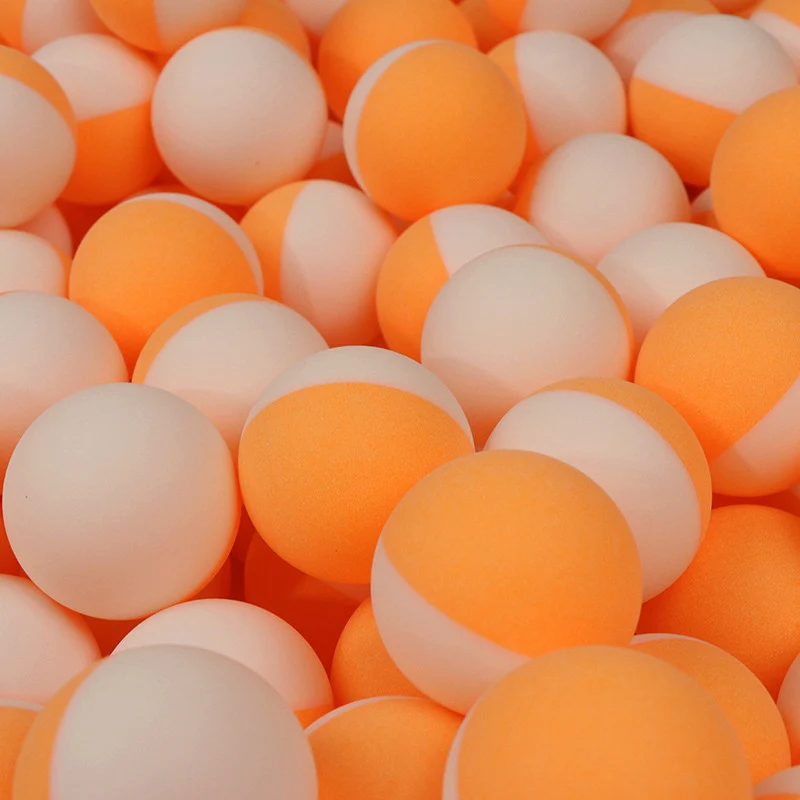 Description Picture 6 of itemCan Judge Rotation Trajectory Double Colors Seamed Table Tennis Balls 50pcs 40+mm 1-Star ABS Plastic Ping Pong Ball for Training