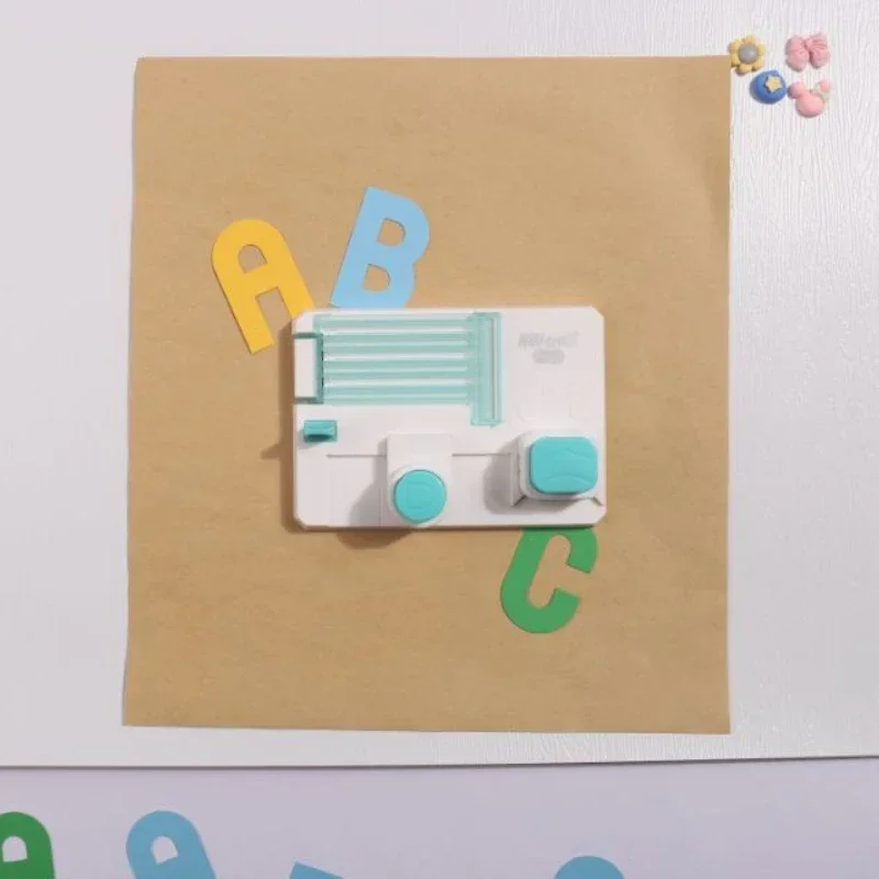 DIY Letter Embossing Machine Handmade Greeting Cards Manual Paper Press Letter Punch Educational Gifts Children
