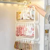 Multi-clip Sock Drying Rack Multi-functional Removable Space-saving Socks Underwear Baby Saliva Towel Household Storage Rack 1