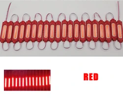 Vibrant Multi - Color LED COB Module Lights - 20 - Pack, Waterproof, Super Bright for Advertisement & Shop Decor (Red)