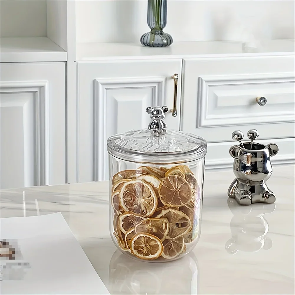 1 household coffee bean storage jar, tea storage jar, sealed jar, capsule coffee storage jar, candy biscuit storage box, storage 6