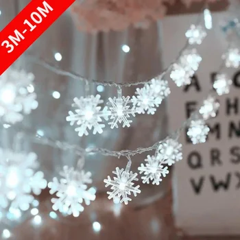 Snowflake LED String Lights 1