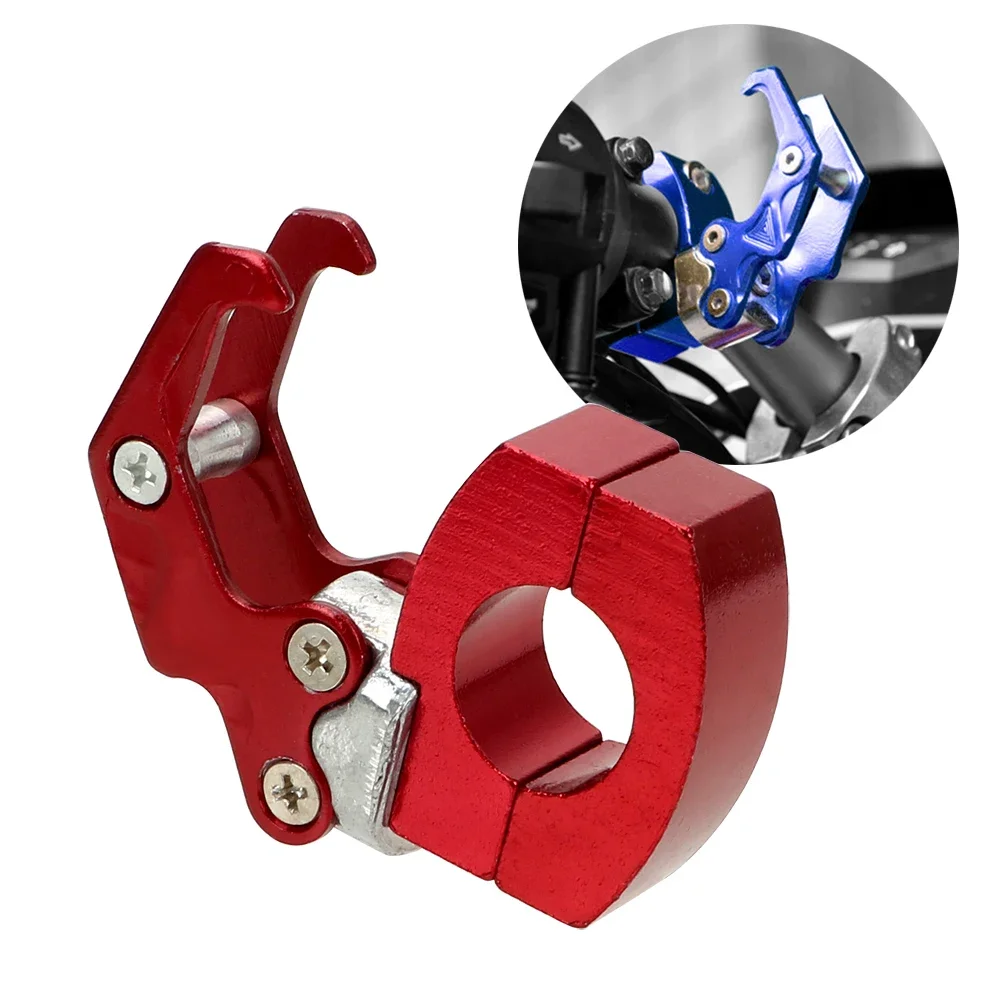 Helmet Claw Hook Motorcycle Holder For Bike bicycle Storage Bag Aluminum Clips Luggage Hanger Moto Fasteners On Handlebar 22mm