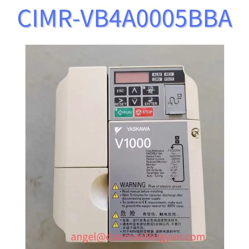 

CIMR-VB4A0005BBA Used V1000 series inverter 2.2kW/1.5kW test function OK