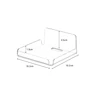 1/2pcs Wall Shelves Acrylic Storage Rack Small Clear Shelf Display Ledges Adhesive Hanging Shelves For Surveillance Camera 6