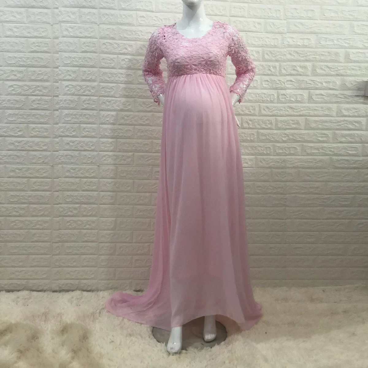 فستان حمل ماكسي تصوير حفلة