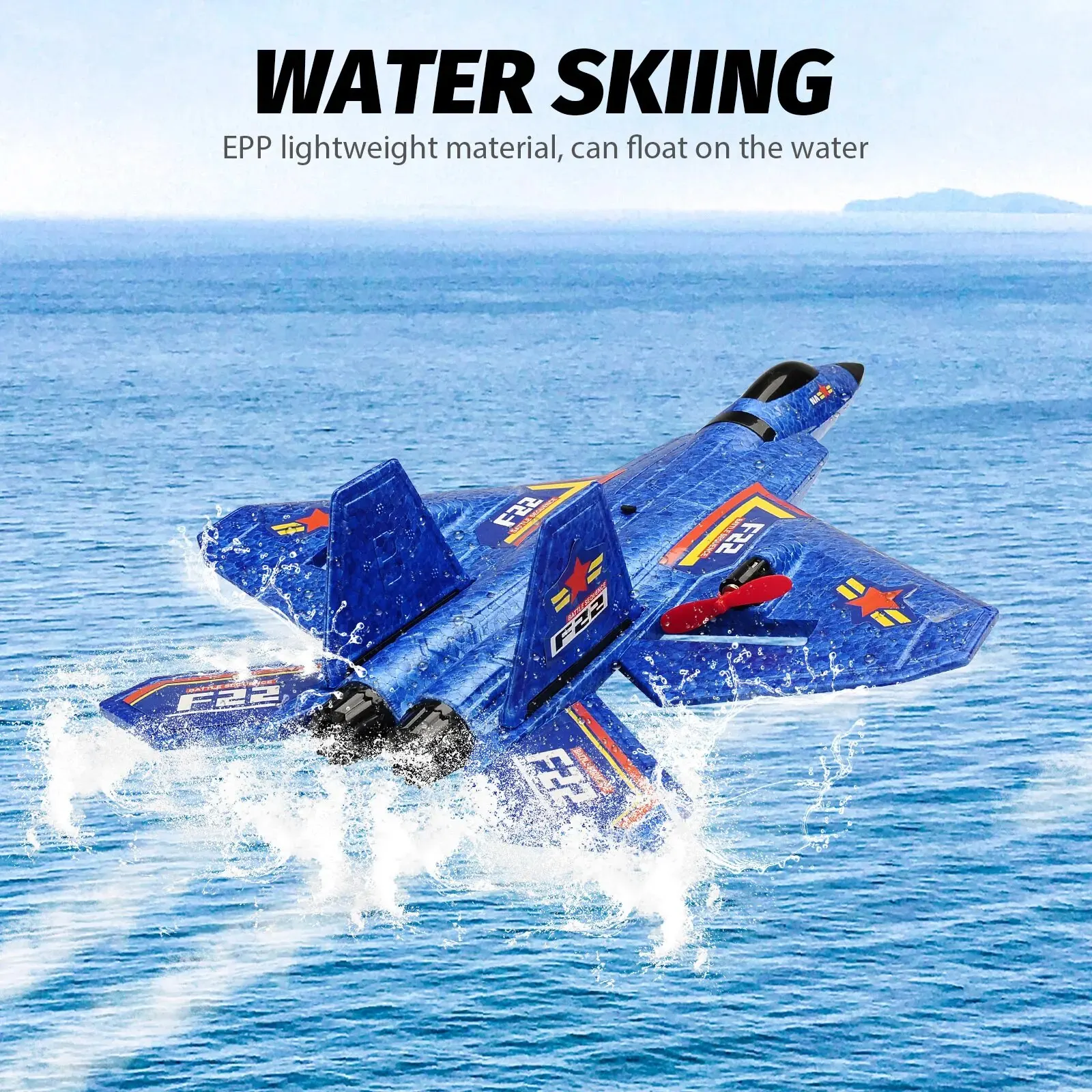 RC Plane F22 Raptor 2CH 2.4G Remote Control Flying Glider EPP Foam Airplane Toys For Children Gifts